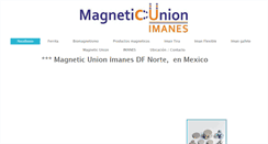Desktop Screenshot of magnetic-union.com