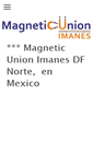 Mobile Screenshot of magnetic-union.com