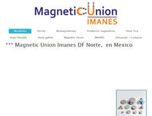 Tablet Screenshot of magnetic-union.com